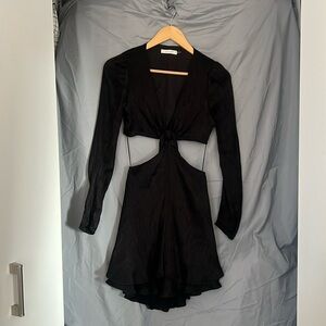 Black cut-out dress - size small from boutique in California - gently used
